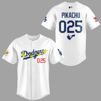 Los Angeles Dodgers x Pokemon 30th Anniversary 2026 Personalized Baseball Jersey