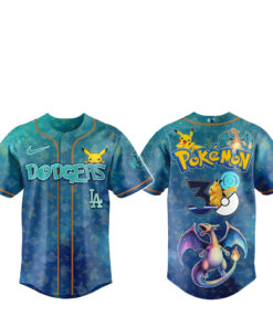 Los Angeles Dodgers x Pokémon Day 2026 Baseball Jersey