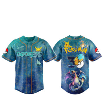 Los Angeles Dodgers x Pokémon Day 2026 Baseball Jersey