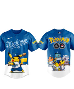 Los Angeles Dodgers x Pokemon Go Night Baseball Jersey