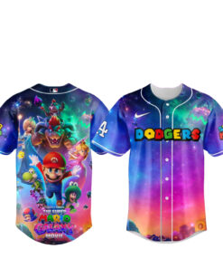 Los Angeles Dodgers x Super Mario Galaxy 2026 Baseball Jersey