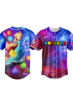 Los Angeles Dodgers x Super Mario Galaxy Baseball Jersey Version 2