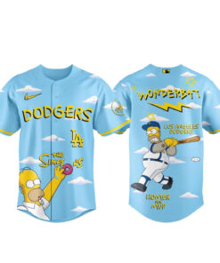 Los Angeles Dodgers x The Simpsons Night 2026 Baseball Jersey