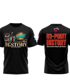 Miami Heat Bam Adebayo 83-Point History 2026 Shirt