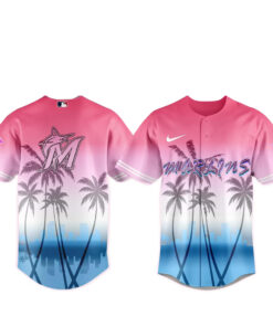 Miami Marlins x Grand Theft Auto VI 2026 Summer Vibes Baseball Jersey