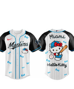 Miami Marlins x Hello Kitty 2026 And Sanrio World Baseball Jersey