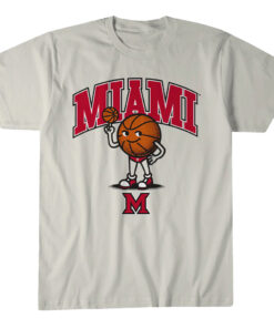 Miami (OH) RedHawks Swimsuit Basketball T-Shirt
