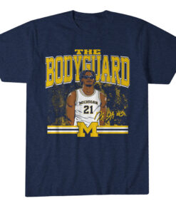 Michigan Basketball Morez Johnson Jr. The Bodyguard T-Shirt