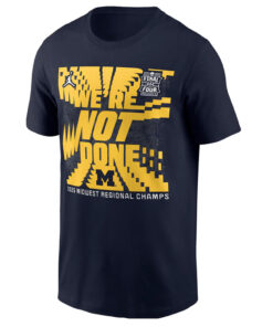 Michigan Wolverines 2026 Men's Basketball Final Four Locker Room T-Shirt