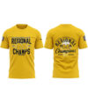 Michigan Wolverines 2026 NCAA Men’s Basketball Midwest Regional Champions Yellow Shirt