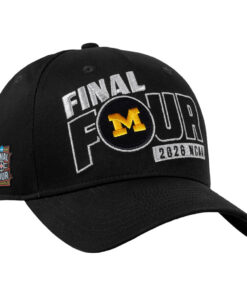 Michigan Wolverines 2026 NCAA Men’s Basketball Tournament March Madness Final Four Locker Room Hat