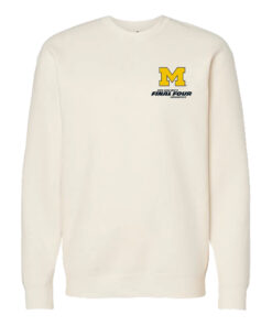 Michigan Wolverines Men's Basketball Final Four Indy Bound Mascot Bus Sweatshirt