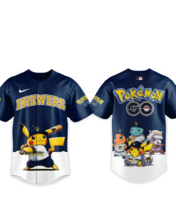 Milwaukee Brewers Pokemon Go Night 2026 Game Baseball Jersey