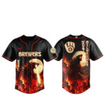 Milwaukee Brewers x Godzilla King of Monsters Baseball Jersey 1 Milwaukee-Brewers-x-Godzilla-King-of-Monsters-Baseball-Jersey.jpg