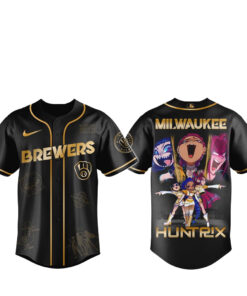 Milwaukee Brewers x Kpop Demon Hunter 2026 Golden Baseball Jersey