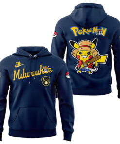 Milwaukee Brewers x One Piece x Pokemon 2026 Anime Night Hoodie