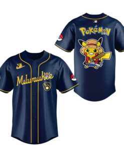 Milwaukee Brewers x One Piece x Pokemon 2026 Night Baseball Jersey