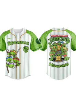 Milwaukee Brewers x Teenage Mutant Ninja Turtles 2026 Baseball Jersey