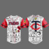 Minnesota Twins Peanuts 75th Anniversary 2026 Baseball Jersey
