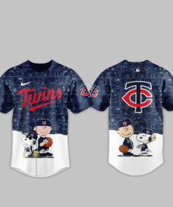 Minnesota Twins Peanuts Day 2026 Gameday Celebration Baseball Jersey