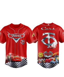 Minnesota Twins Special Cars 20th Anniversary Baseball Jersey