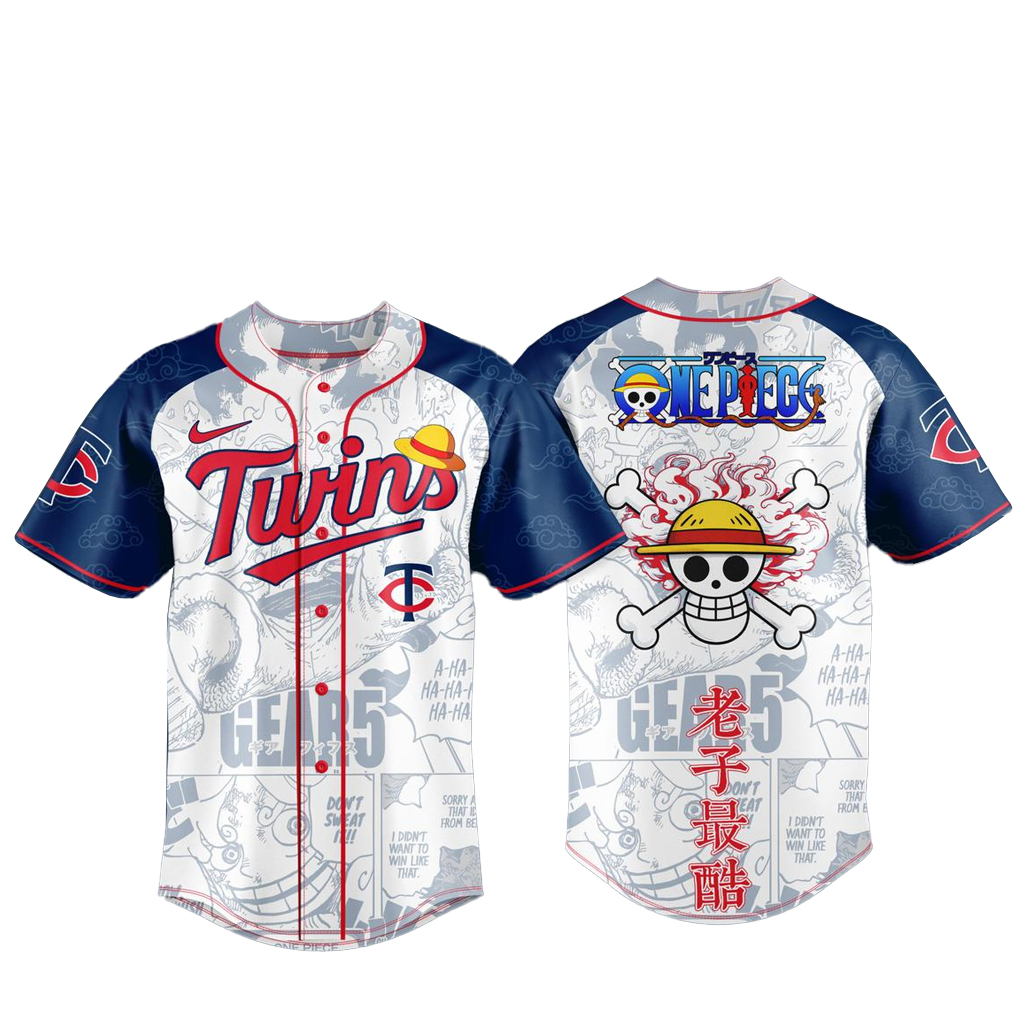 Minnesota Twins x One Piece Night 2026 Game Baseball Jersey Minnesota Twins x One Piece Night 2026 Game Baseball Jersey