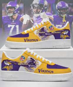 Minnesota Viking Football League 2026 Air Force 1 Shoes Sneakers