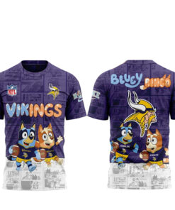 Minnesota Vikings x Bluey and Bingo Shirt