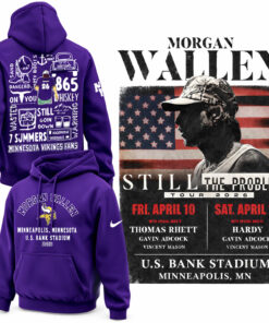 Minnesota Vikings x Morgan Wallen 2026 Still The Problem Tour Hoodie