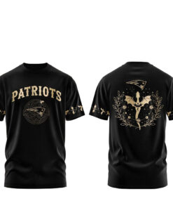 New England Patriots Fourth Wings Night 2026 All Dark Shirt