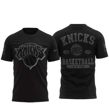New York Knicks Back in Black 2026 Shirt