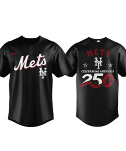 New York Mets 2026 Celebrating America’s 250th Black Baseball Jersey