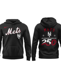 New York Mets 2026 Celebrating America’s 250th Black Hoodie