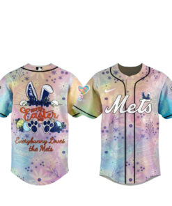New York Mets Happy Easter’s Day 2026 Baseball Jersey