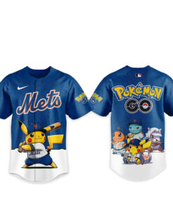 New York Mets Pokemon Go Night 2026 Game Baseball Jersey