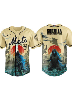 New York Mets x Godzilla King of The Monsters Baseball Jersey