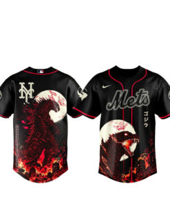 New York Mets x Godzilla Minus Zero Baseball Jersey