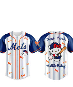 New York Mets x Hello Kitty 2026 And Sanrio World Baseball Jersey