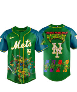 New York Mets x Teenage Mutant Ninja Turtles 2026 Baseball Jersey