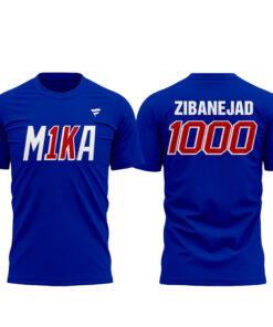New York Rangers Mika Zibanejad 1000th Game 2026 Shirt
