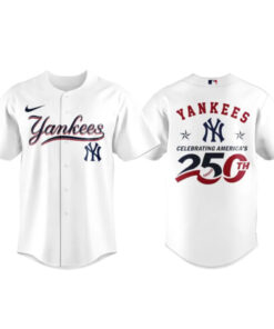 New York Yankees Celebrating America’s 250th Baseball Jersey