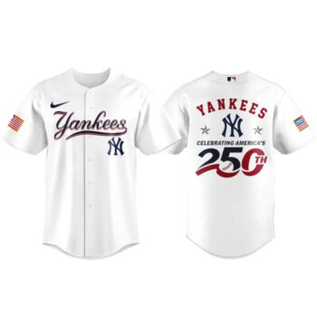 New York Yankees Celebrating America’s 250th Baseball Jersey