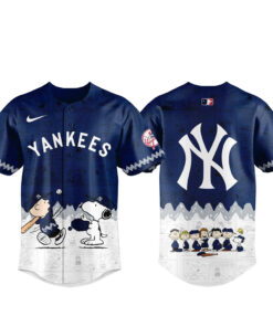 New York Yankees Peanuts Day 2026 Gameday Celebration Baseball Jersey