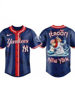 New York Yankees x Jujutsu Kaisen Night Itadori 2026 Baseball Jersey