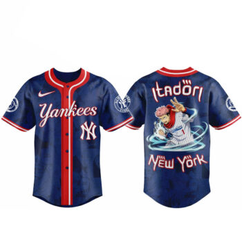 New York Yankees x Jujutsu Kaisen Night Itadori 2026 Baseball Jersey