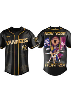 New York Yankees x Kpop Demon Hunter 2026 Golden Baseball Jersey