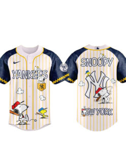 New York Yankees x Peanuts Night 2026 Snoopy Baseball Jersey