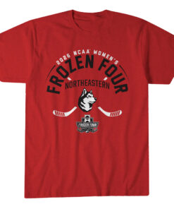 Northeastern Women's Hockey 2026 Frozen Four T-Shirt