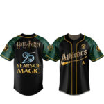 Oakland Athletics Harry Potter 25 Years of Magic Game Night 2026 Baseball Jersey 1 Oakland-Athletics-Harry-Potter-25-Years-of-Magic-Game-Night-2026-Baseball-Jersey.jpg