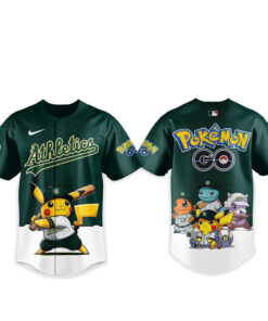 Oakland Athletics Pokemon Go Night 2026 Game Baseball Jersey